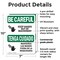 Signmission Keep Hands Out Of Machinery Bilingual OSHA Be Careful Sign, Plastic, 7in W x 10in L, 2PK OS-2PACK-BC-P-710-L-10031 - alternate 5